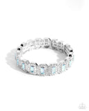 Paparazzi "Gasp-Worthy Glitter" Blue Bracelet Paparazzi Jewelry