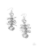 Paparazzi "K-Pop Keepsake" Silver Post Earrings Paparazzi Jewelry