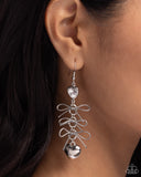 Paparazzi "K-Pop Keepsake" Silver Post Earrings Paparazzi Jewelry