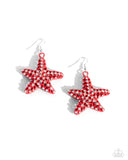 Paparazzi "Skilled Starfish" Orange Earrings Paparazzi Jewelry