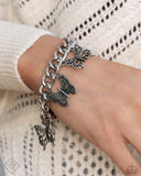 Paparazzi "Aerial Ambience" Silver Fashion Fix Bracelet Paparazzi Jewelry