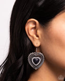 Paparazzi "Antiqued Advocate" Black Earrings Paparazzi Jewelry