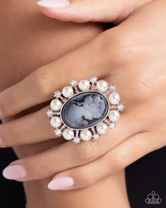 Paparazzi "Vintage Glam" Black Ring Paparazzi Jewelry