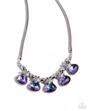 Paparazzi "Teardrop Tribute" Purple Necklace & Earring Set Paparazzi Jewelry