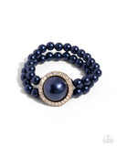 Paparazzi "Valuable Victor" Blue Bracelet Paparazzi Jewelry