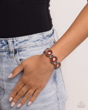 Paparazzi "Pendant Paladin" Red Bracelet Paparazzi Jewelry