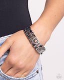 Paparazzi "Forest Feel" Black Bracelet Paparazzi Jewelry