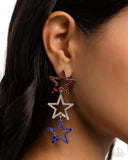 Paparazzi "Patriotic Pageantry" Multi Post Earrings Paparazzi Jewelry