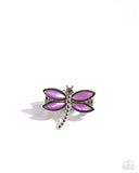 Paparazzi "Dragonfly Dedication" Purple Ring Paparazzi Jewelry