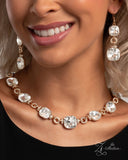 Paparazzi "The Crystal" Zi Collection Necklace & Earring Set Paparazzi Jewelry