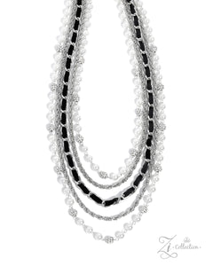 Paparazzi "Nostalgic" Silver 2024 Zi Collection Necklace & Earring Set Paparazzi Jewelry