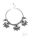 Paparazzi "Assertive" Black 2024 Zi Collection Necklace & Earring Set Paparazzi Jewelry