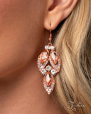 Paparazzi "Endearing" Copper 2024 Zi Collection Necklace & Earring Set Paparazzi Jewelry