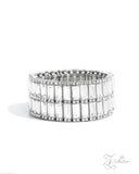 Paparazzi "Ambitious Arrangement" White Zi Collection Bracelet Paparazzi Jewelry