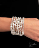 Paparazzi "Sentimental Value" White Zi Collection Bracelet Paparazzi Jewelry