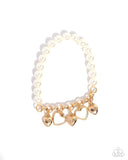 Paparazzi "Charming Candidate" Gold Bracelet Paparazzi Jewelry