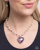 Paparazzi "Mermaid Model" Purple Necklace & Earring Set Paparazzi Jewelry