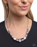 Paparazzi "Refined Redux" Silver Necklace & Earring Set Paparazzi Jewelry