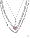 Paparazzi "Luxurious Love" Pink Necklace & Earring Set Paparazzi Jewelry