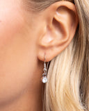 Paparazzi "Focused Flutter" Blue Necklace & Earring Set Paparazzi Jewelry