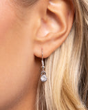 Paparazzi "Focused Flutter" Pink Necklace & Earring Set Paparazzi Jewelry