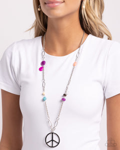 Paparazzi "Peaceful Playtime" Purple Necklace & Earring Set Paparazzi Jewelry