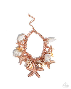 Paparazzi "Seashell Song" Copper Bracelet Paparazzi Jewelry