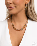 Paparazzi "Flickering Fashion" Multi Necklace & Earring Set Paparazzi Jewelry