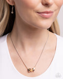 Paparazzi "Low-Key Layers" Silver Necklace & Earring Set Paparazzi Jewelry