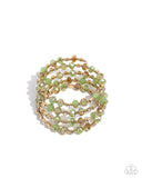 Paparazzi "Refined Reality" Green Bracelet Paparazzi Jewelry