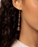 Paparazzi "Trendy Trimming" Gold Earrings Paparazzi Jewelry