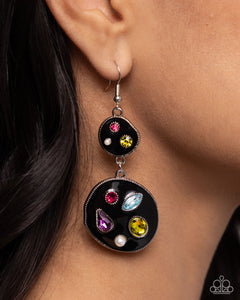 Paparazzi "Gallery Genius" Black Earrings Paparazzi Jewelry