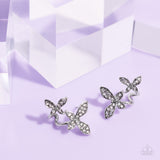 Paparazzi "Adorably Aerial" White Post Earrings Paparazzi Jewelry