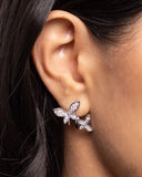 Paparazzi "Adorably Aerial" White Post Earrings Paparazzi Jewelry