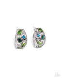 Paparazzi "Antique Dealer" Green Post Earrings Paparazzi Jewelry