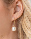 Paparazzi "Marbled Moment" Orange Fashion Fix Necklace & Earring Set Paparazzi Jewelry
