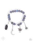 Paparazzi "Moth Maestro" Blue Fashion Fix Bracelet Paparazzi Jewelry