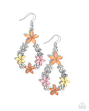 Paparazzi "FAIRY Beautiful" Orange Earrings Paparazzi Jewelry