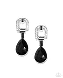 Paparazzi "In ARCHING Order" Black Post Earrings Paparazzi Jewelry