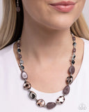 Paparazzi "Spotted Safari" Black Necklace & Earring Set Paparazzi Jewelry