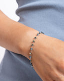 Paparazzi "Chiseled Character" Blue Bracelet Paparazzi Jewelry