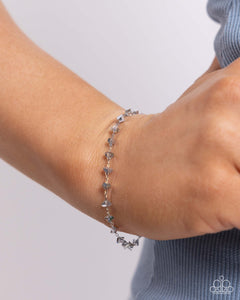 Paparazzi "Chiseled Character" Silver Bracelet Paparazzi Jewelry