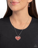 Paparazzi "Affectionate Advance" Red Necklace & Earring Set Paparazzi Jewelry