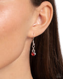 Paparazzi "Affectionate Advance" Red Necklace & Earring Set Paparazzi Jewelry