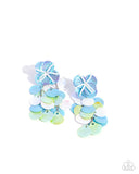 Paparazzi "Under the Waves" Blue Post Earrings Paparazzi Jewelry