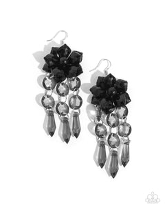 Paparazzi "Hawaiian Hallmark" Black Earrrings Paparazzi Jewelry