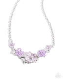 Paparazzi "Bouquet Brilliance" Purple Necklace & Earring Set Paparazzi Jewelry