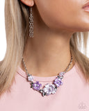 Paparazzi PREORDER "Bouquet Brilliance" Purple Necklace & Earring Set Paparazzi Jewelry