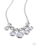 Paparazzi "Reflective Rhapsody" Silver Necklace & Earring Set Paparazzi Jewelry