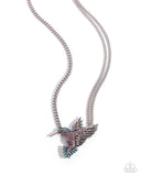 Paparazzi "Hummingbird Headline" Purple Necklace & Earring Set Paparazzi Jewelry